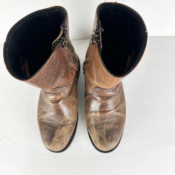 Thorogood Mens Side Zip Wellington Met Safety Toe Boot Size 9 Wide Vibram 8" - Picture 9 of 13